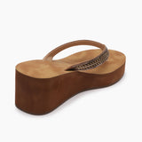 Intricate Detail Wedges gold back