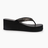 Intricate Detail Wedges black side profile