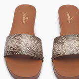 Elevated Textured Slip Ons beige front zoom
