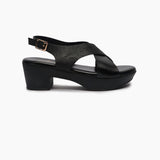 Cross Sandals black side profile