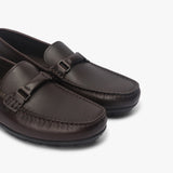 GEOX Moner Wide 2 Fit Driver Buckle brown side angle zoom