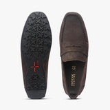 GEOX Kosmopolis Grip Drivers Suede mud