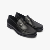 Moccasins with Metal Bit black side angle