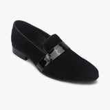 Suede Slip Ons black side single