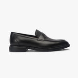 Textured Penny Slip Ons black side profile