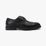 Broad Toe Wingtips black side profile