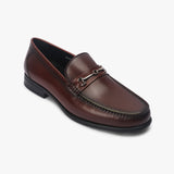 Moccasins with Metal Bit cognac side single