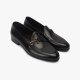 Fish Hook Buckle Slip On black side angle