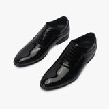 Evening Patent Derbys black opposite
