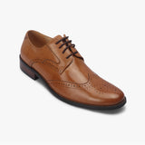 Broad Toe Brogues tan side single