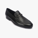 Sheep Leather Moccasins with Metal Bit black side single