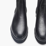 Combat Chelsea Boots black front zoom