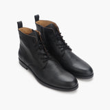 Giorgio Lace Up Boots black side angle