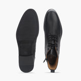 Giorgio Lace Up Boots black top and sole