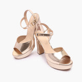 Bold Platform Sandals gold