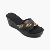 Symmetrical Strap Wedge Slides black side single