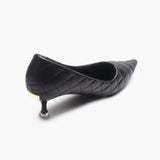 Quilted Pumps black back