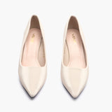 Patent Pumps beige front