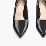 Patent Pumps black front zoom