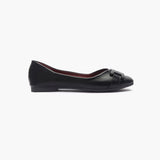 Chainlink Flat Ballerinas black side profile