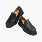 EVA Sole Penny Slip On black