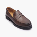 EVA Sole Penny Slip On brown side single