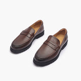 EVA Sole Penny Slip On brown opposite side