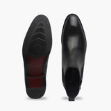 Chelsea Boots with Side Buckle black top and sole