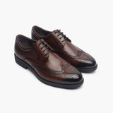 Sheridan Brogues brown side angle