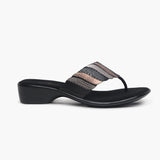 Dual Pattern Slip Ons black side profile