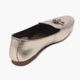 Tassle Accented Loafers gold back