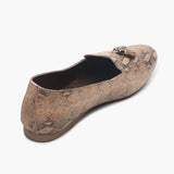 Tassle Accented Loafers beige back