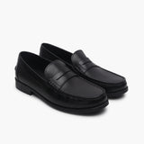 Geox New Damon B Moccasins black side angle