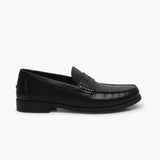 Geox New Damon B Moccasins black side profile