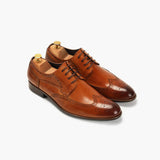The Classic Brogue tan side angle