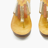 Multiple Striped Wedges antique front angle zoom