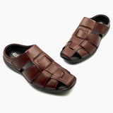 Backless Roman Mules Dark Plum