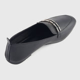 Metal Accented Shoes Black