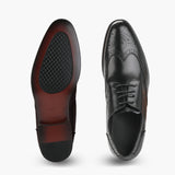 The Classic Brogue black front and sole