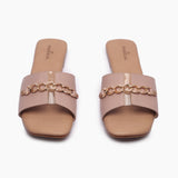 Chainlink Accented Flats light pink front