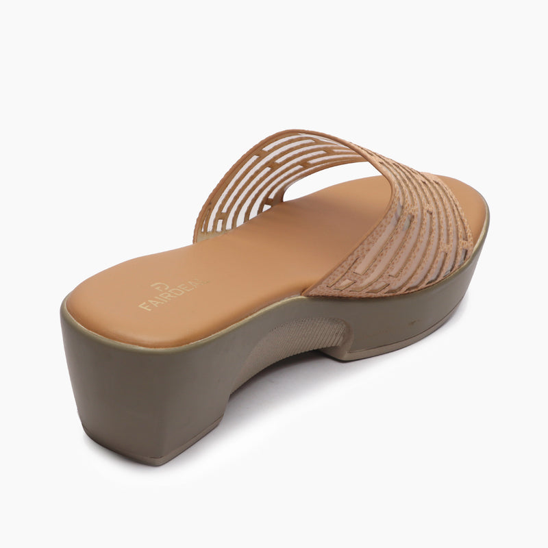 Open Toe Clear Wedges – Fairdeal Shoes1
