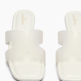 Smokey Strap Flats white front zoom