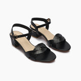 Symmetric Strap Sandals black side angle