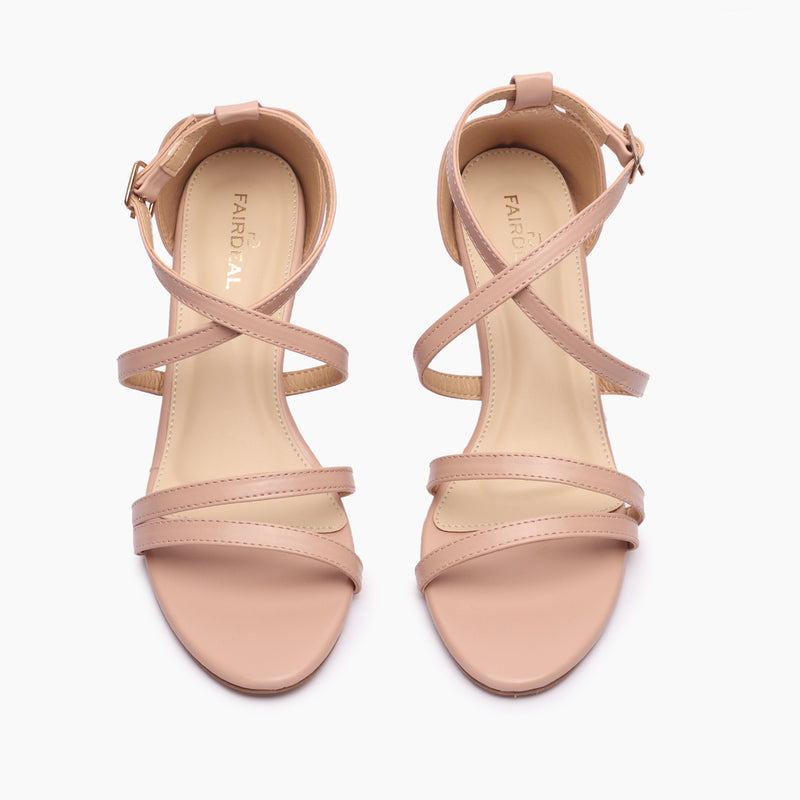 Strappy Kitten Heel Sandals – Fairdeal Shoes