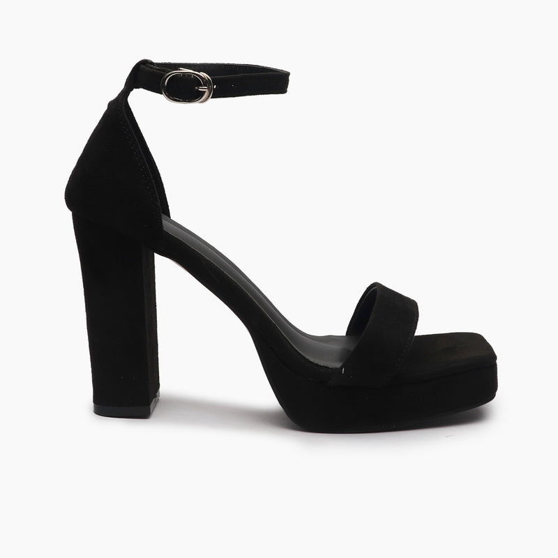 Classic Strap Sandals black side profile