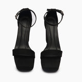 Classic Strap Sandals black front
