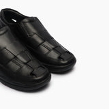 Roman Style Shoes black side angle zoom