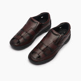 Roman Style Shoes maroon opposite side
