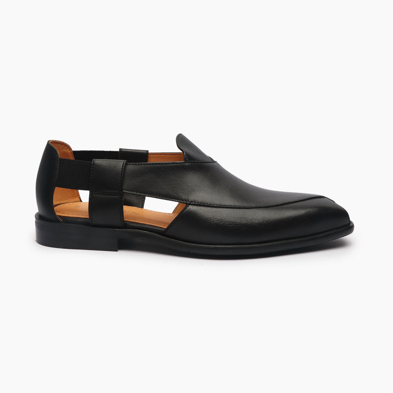 Peshawari Slip Ons black side profile