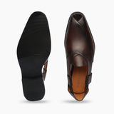 Peshawari Slip Ons brown top and sole